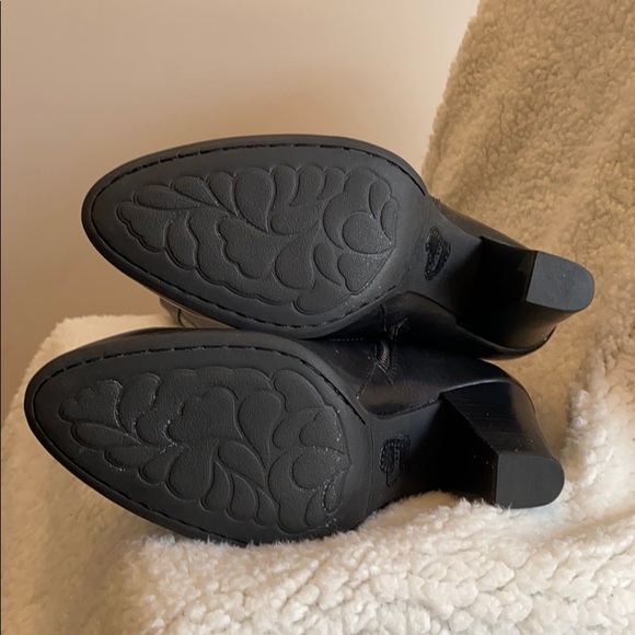 Ladies Born Leather Boots Black Sz 11M Like New! - Picture 8 of 14